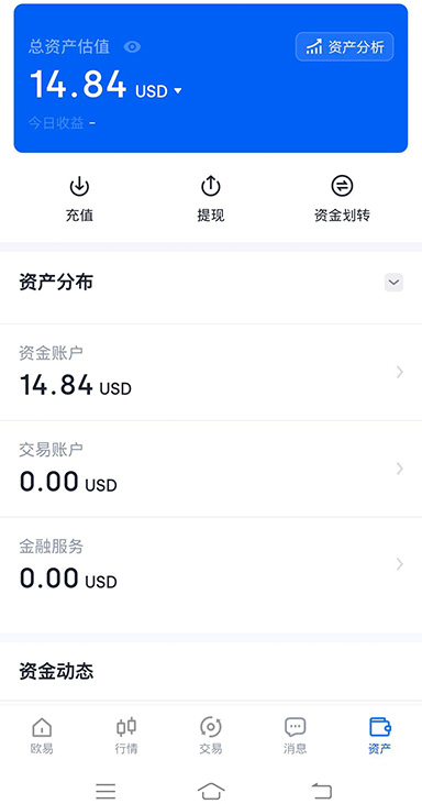 币圈K线APP页面展示